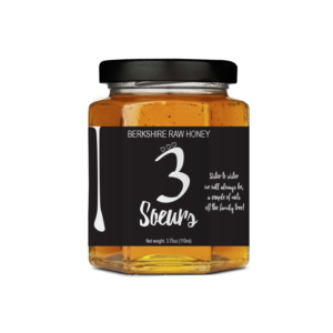 playful personable food production label design for a company by