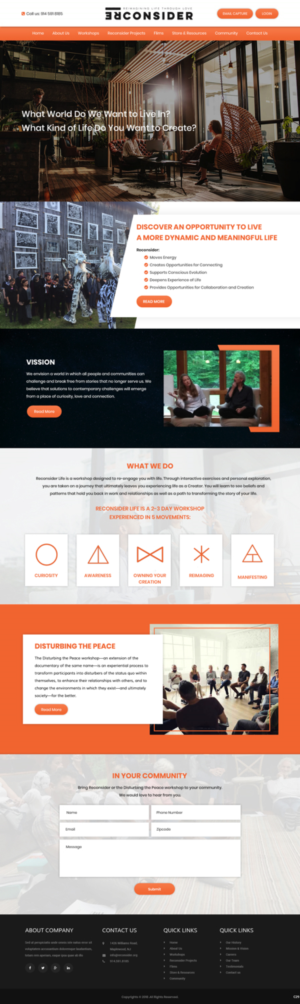 Web Design by pb for Reconsider | Design: #19537160