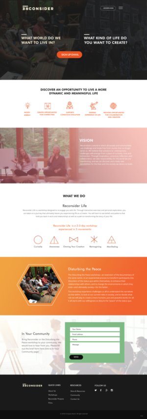 Web Design by pb for Reconsider | Design: #19537164