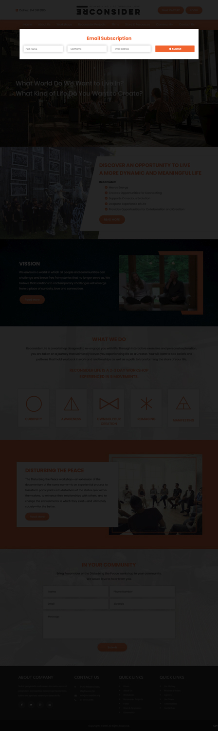 Web-Design von pb für Reconsider | Design #19537165