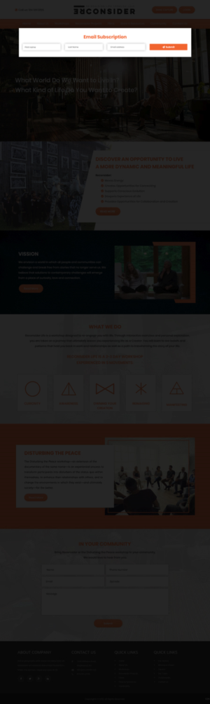 Web Design by pb for Reconsider | Design: #19537165