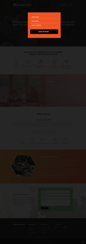 Web Design by pb for Reconsider | Design: #19537178