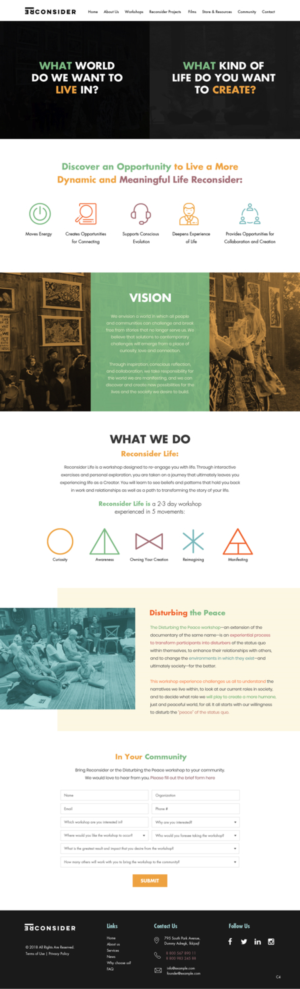 Web Design by pb for Reconsider | Design: #19539880