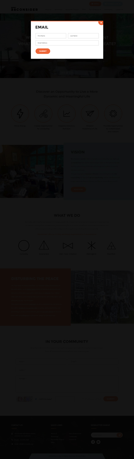 Web Design by pb for Reconsider | Design #19539882