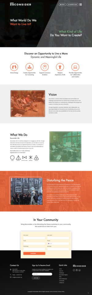 Web Design by pb for Reconsider | Design: #19539884
