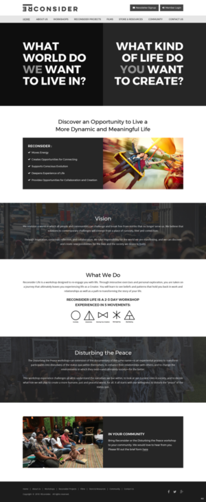 Web Design by pb for Reconsider | Design: #19539886