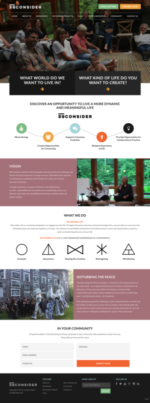 Web Design by pb for Reconsider | Design: #19539887