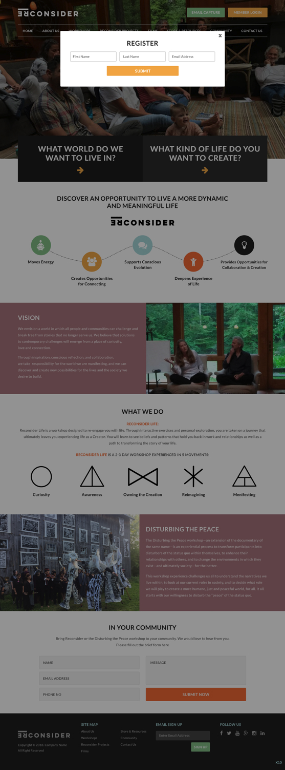 Web Design by pb for Reconsider | Design #19539889