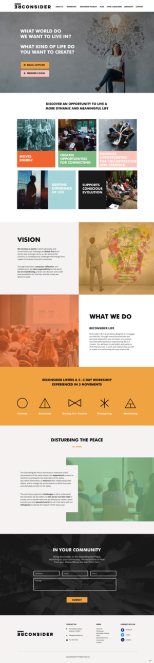 Web Design by pb for Reconsider | Design: #19539892