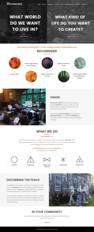 Web Design by pb for Reconsider | Design: #19546876