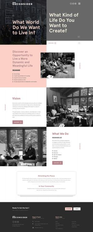 Web-Design von PiXthemes für Reconsider | Design: #19606096