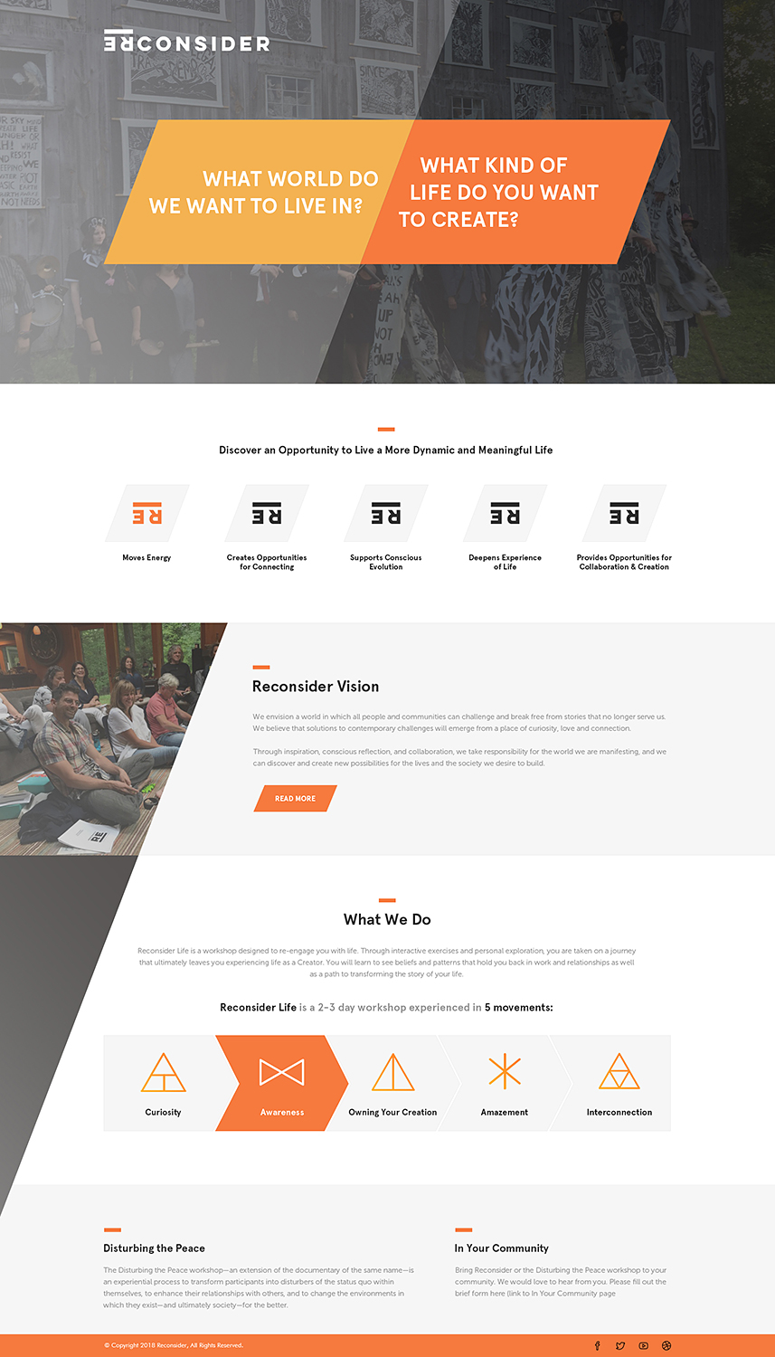 Diseño Web por PiXthemes para Reconsider | Diseño #19623107