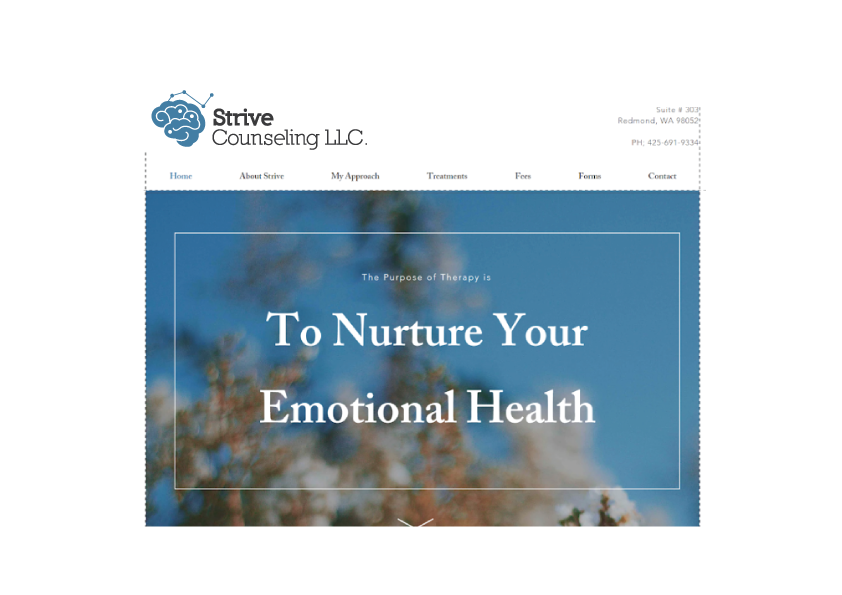 Logo Design by Sofia Pereira for Strive Counseling | Design #19794181