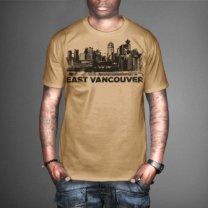 Vancouver city skyline t shirt 