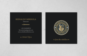 Rebellion Elite Box Business Card | Diseño de Tarjeta de Presentación por chandrayaan.creative