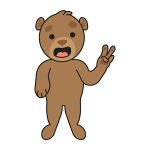 Bear character for social media application, | Graphic Design by ProGravix