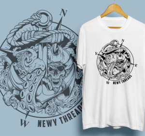 Thread Till Ya Dead graphic designs summer collection | T-Shirt-Design von 99.degree