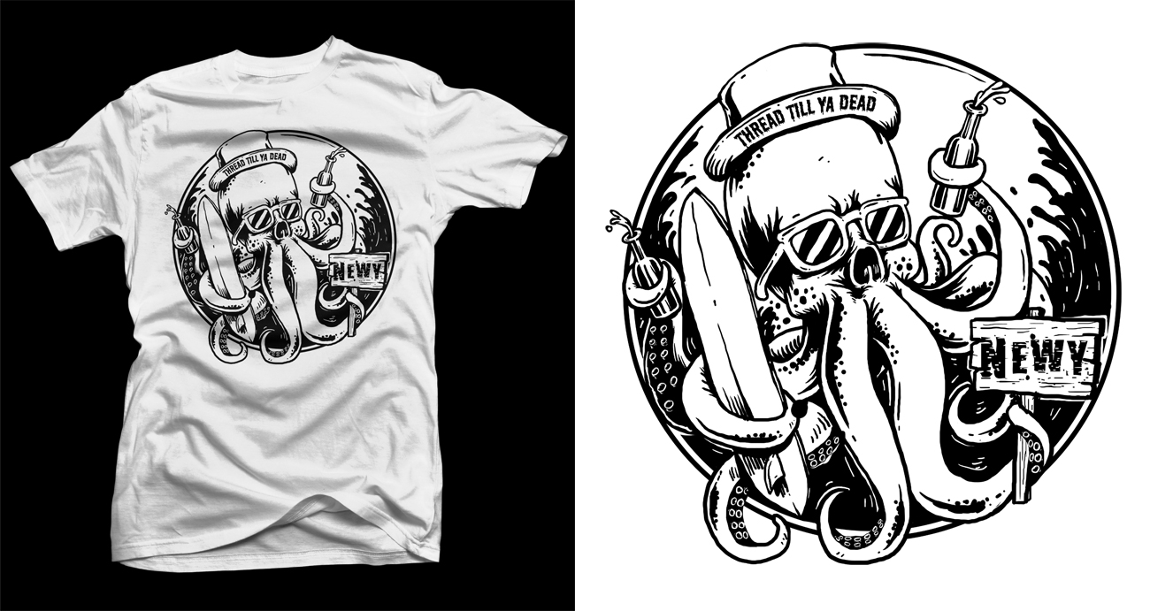 T-shirt Design by D'Mono for Newy Threads | Design #19813215