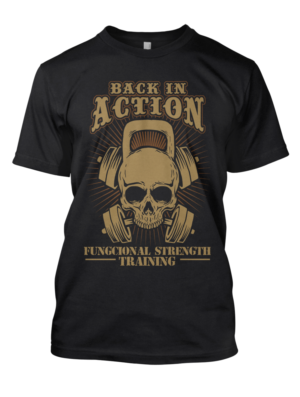 Back in Action( name of business) | Diseño de Camiseta por theodorusdick14