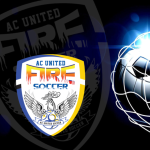 Fire / AC United | Logo Design by Happy Fish Creations