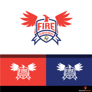 Fire / AC United | Logo Design by Graphic Bricks