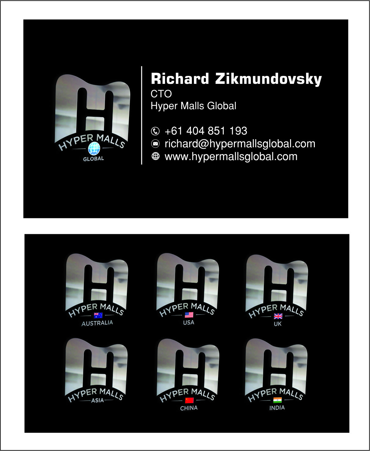 Business Card Design by riska for Mega malss global | Design #19508340