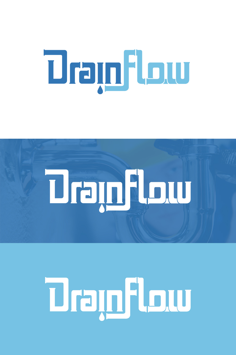 Logo Design by Tlvs Murthy for Drainflow | Design #19512260