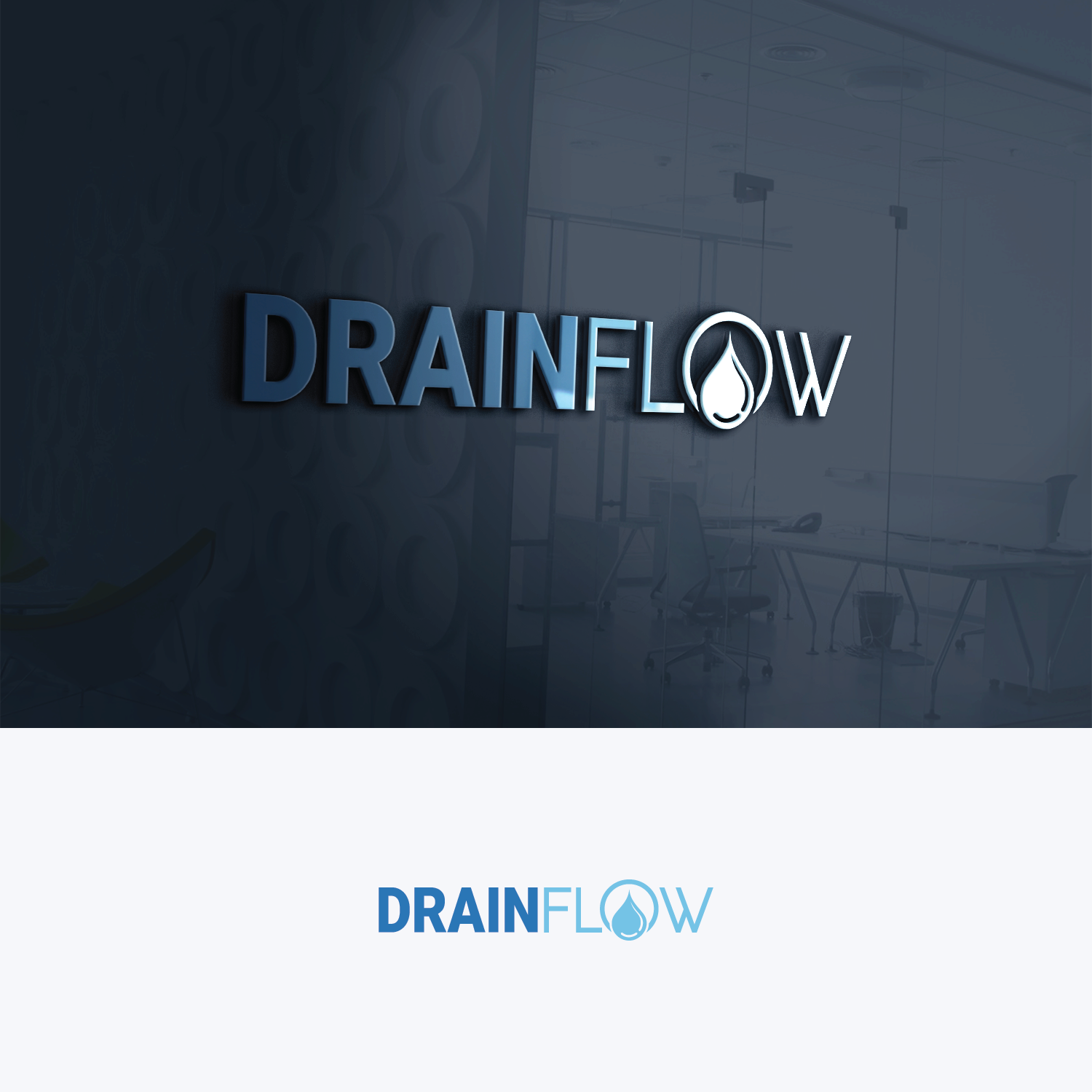 Diseño de Logo por dan-D-dan para Drainflow | Diseño #19543752