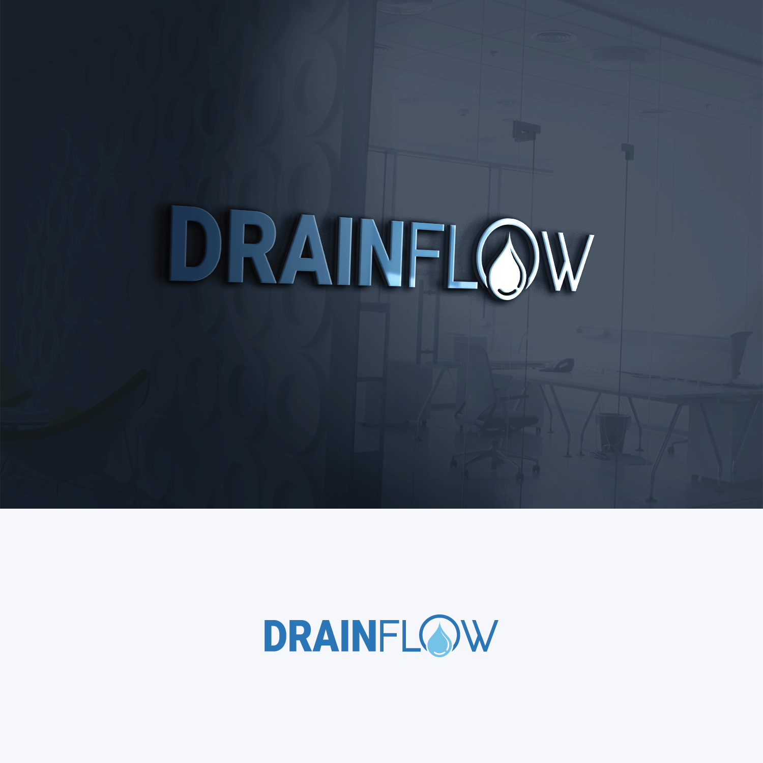 Diseño de Logo por dan-D-dan para Drainflow | Diseño #19543753