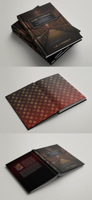 Port Vintages, a definitive reference book on port | Diseño de portada de libro por Pinky 