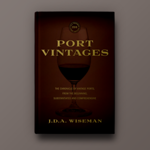 Port Vintages, a definitive reference book on port | Diseño de portada de libro por Love Buzz