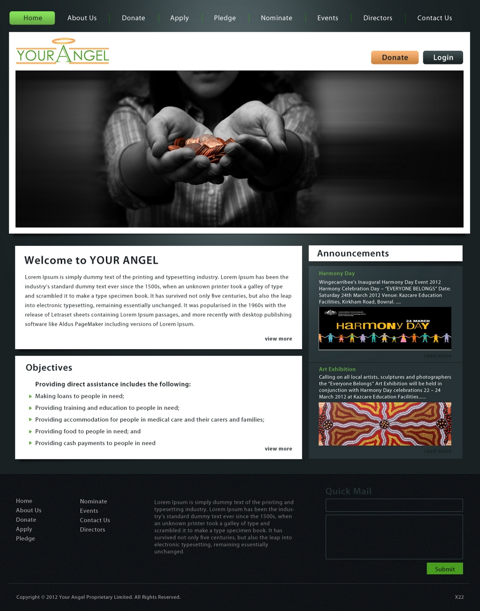 Web Design by pb for this project | Design #682657