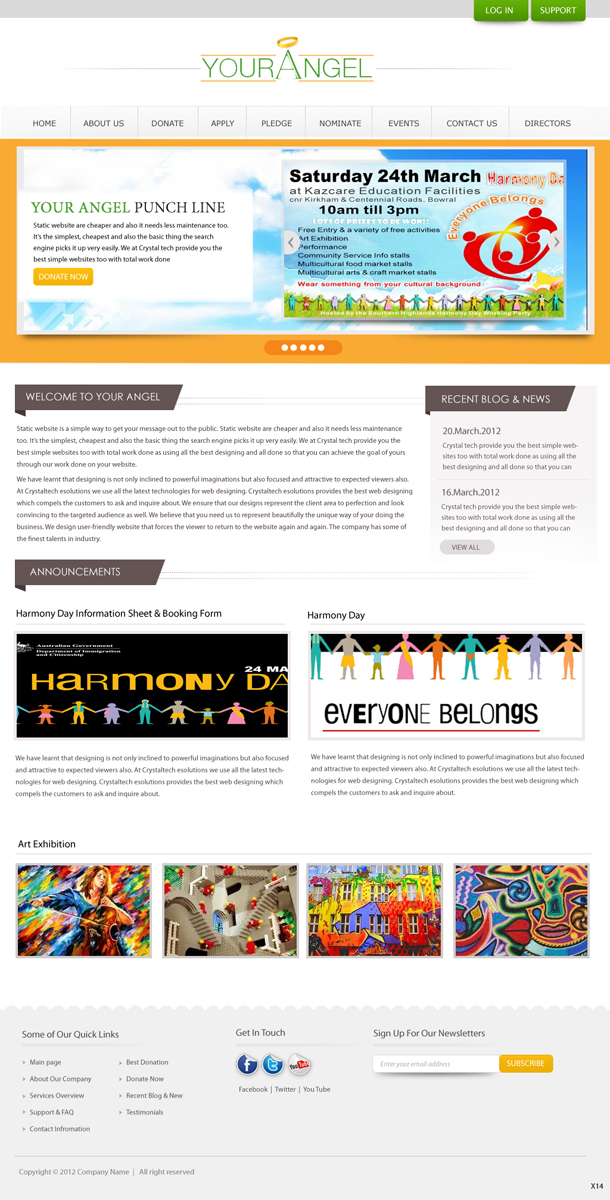 Web Design by pb for this project | Design #686843