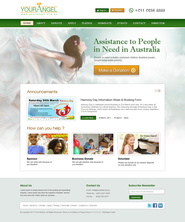 Web Design by the-lion-king for this project | Design #719951