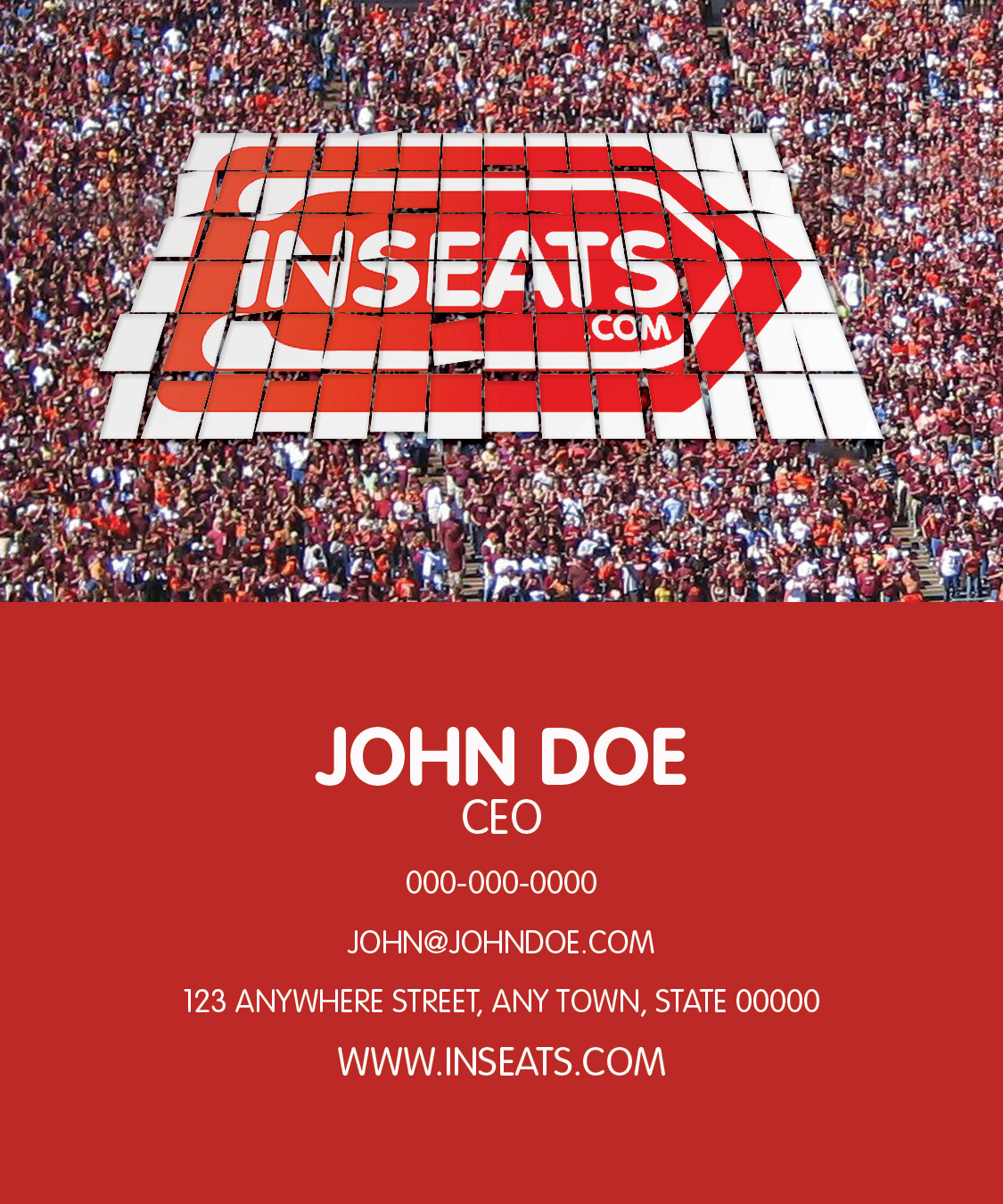 Business Card Design by LFS Designs for InSeats.com | Design #56948