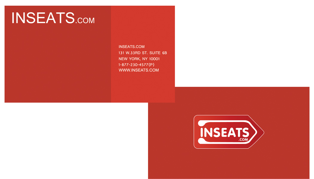 Visitenkarten-Design von DDG für InSeats.com | Design #55429
