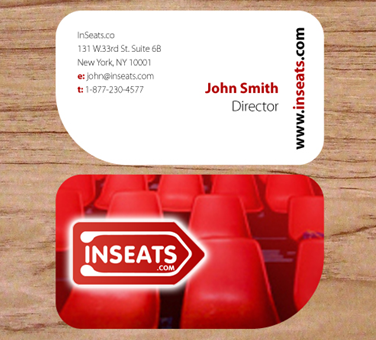 Diseño de Tarjeta de Presentación por SN  para InSeats.com | Diseño #53863