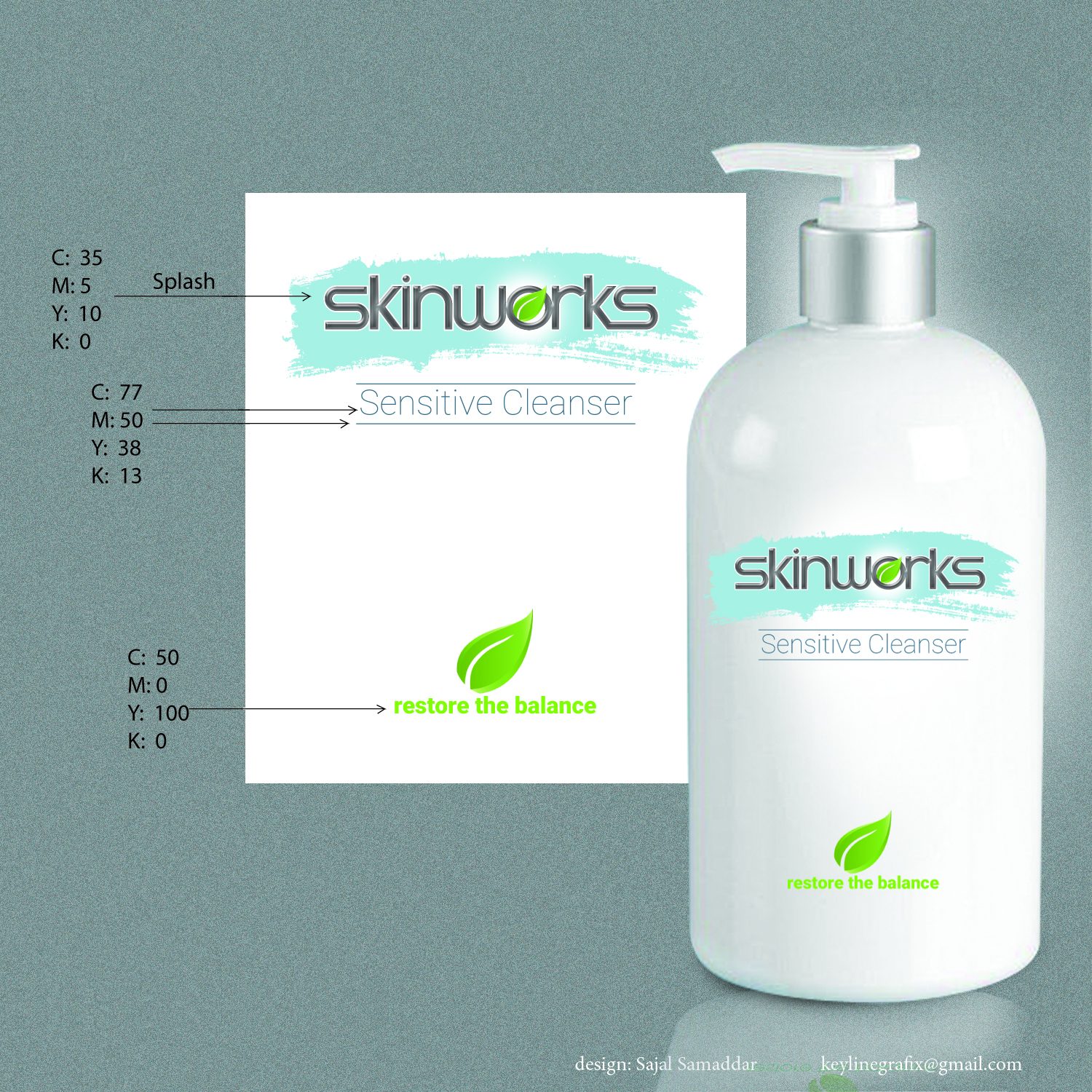 Label Design by Sajal Samaddar for SKINWORKS | Design #19539647
