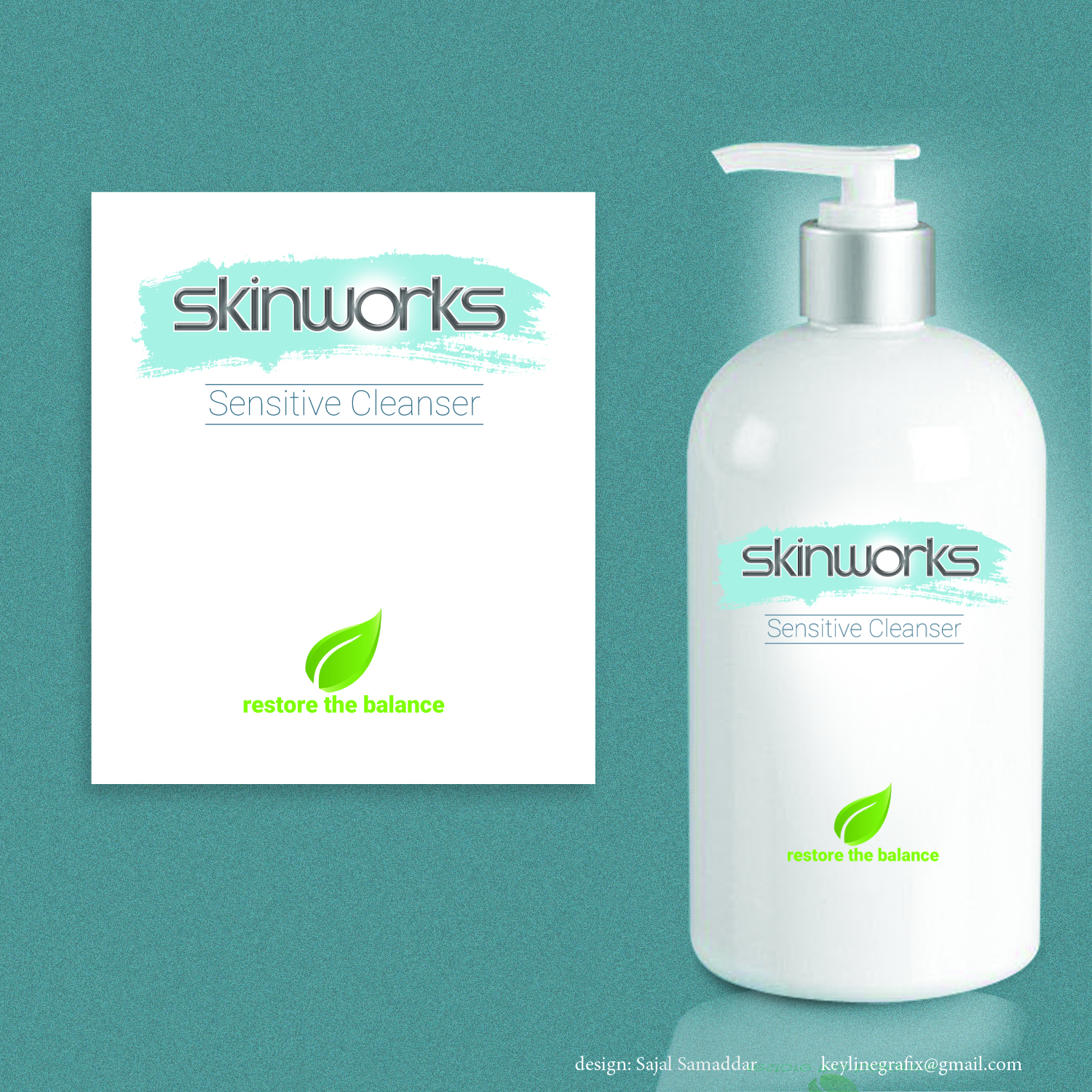 Label Design by Sajal Samaddar for SKINWORKS | Design #19549521