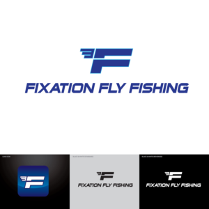 Logo Design by DAVIDEZIGN for Fixation Fly Fishing | Design: #19554384