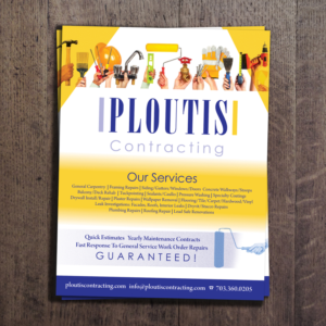 Flyer Design by see why for ploutis contracting | Design: #19519647