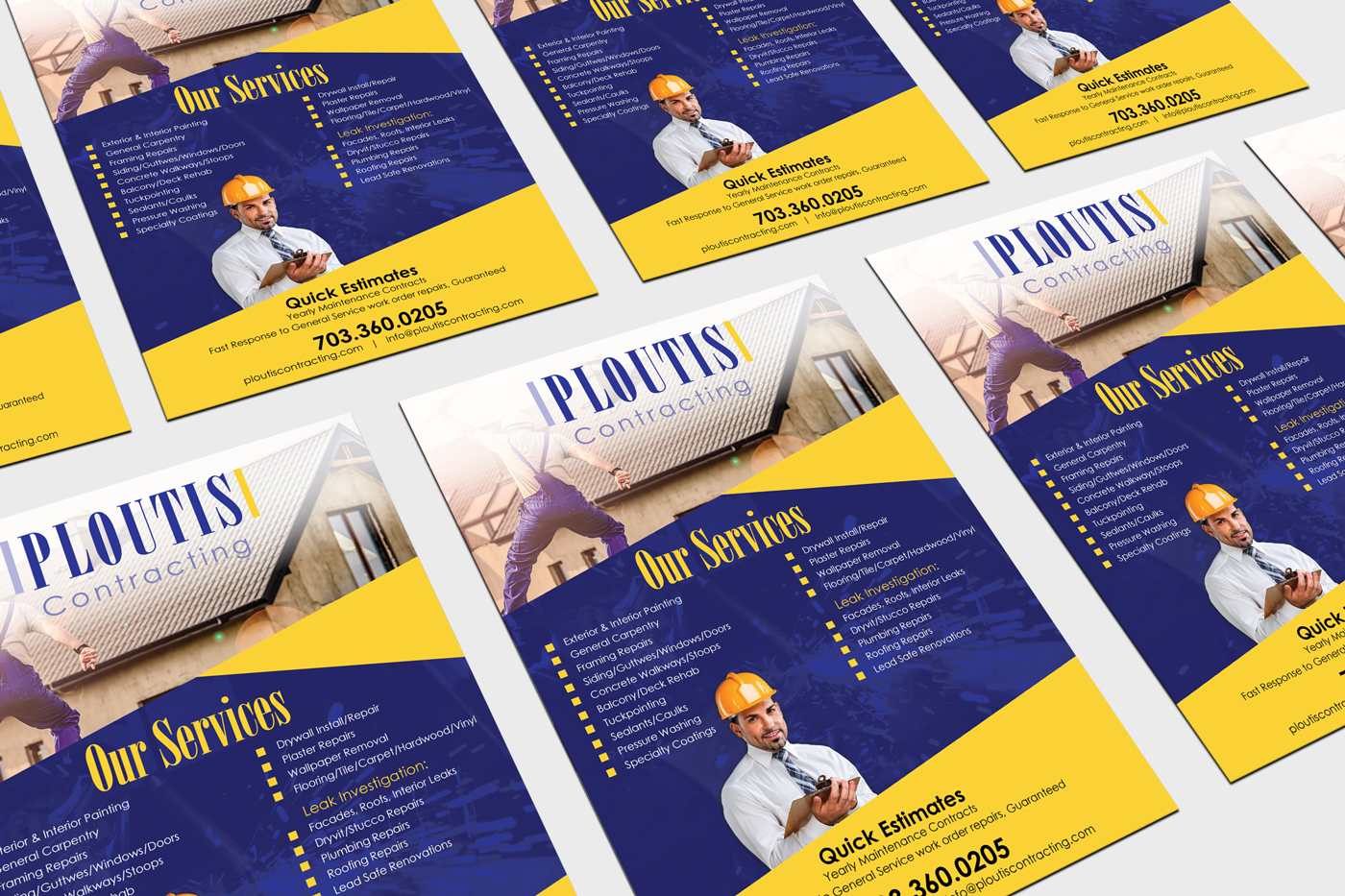 Diseño de Flyer por Fusionex Studio para ploutis contracting | Diseño #19519636