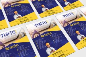 Flyer Design by Fusionex Studio for ploutis contracting | Design: #19519636