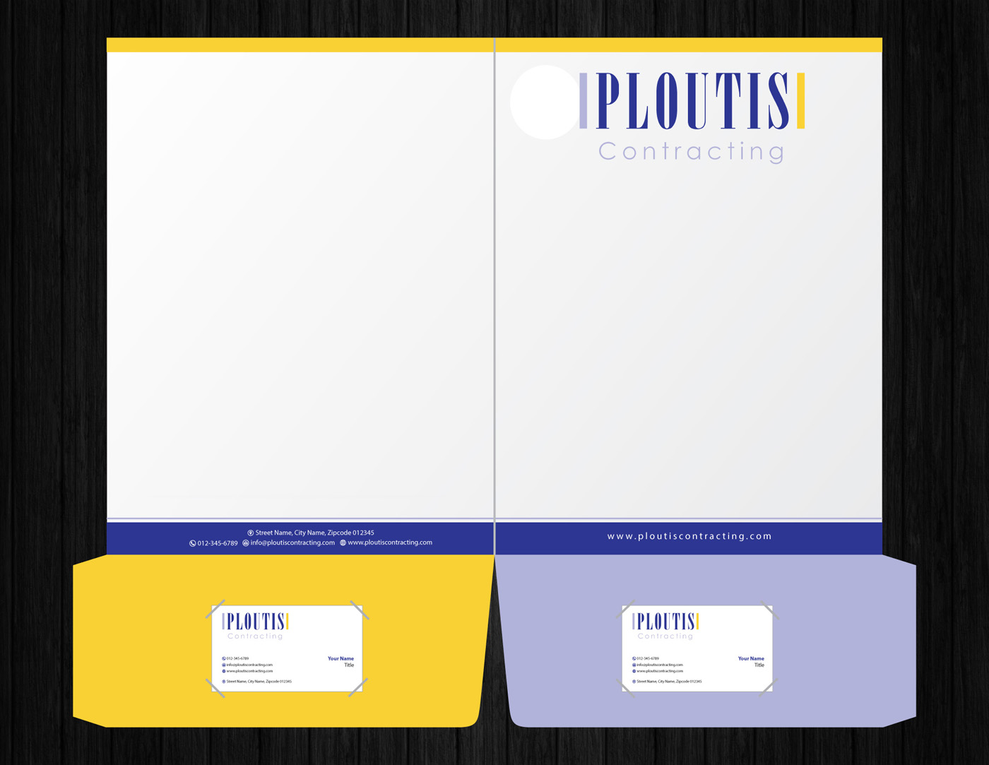 Diseño de Papelería por Infinitive Technology para ploutis contracting | Diseño #19581607