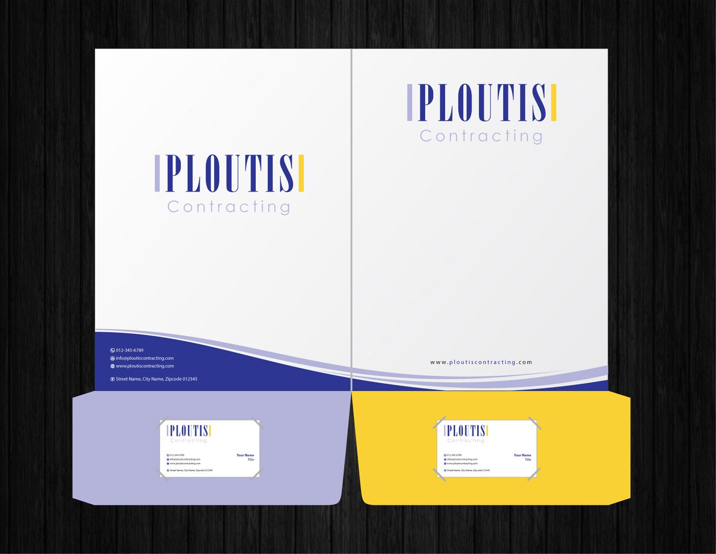Stationery Design by Infinitive Technology for ploutis contracting | Design #19581608