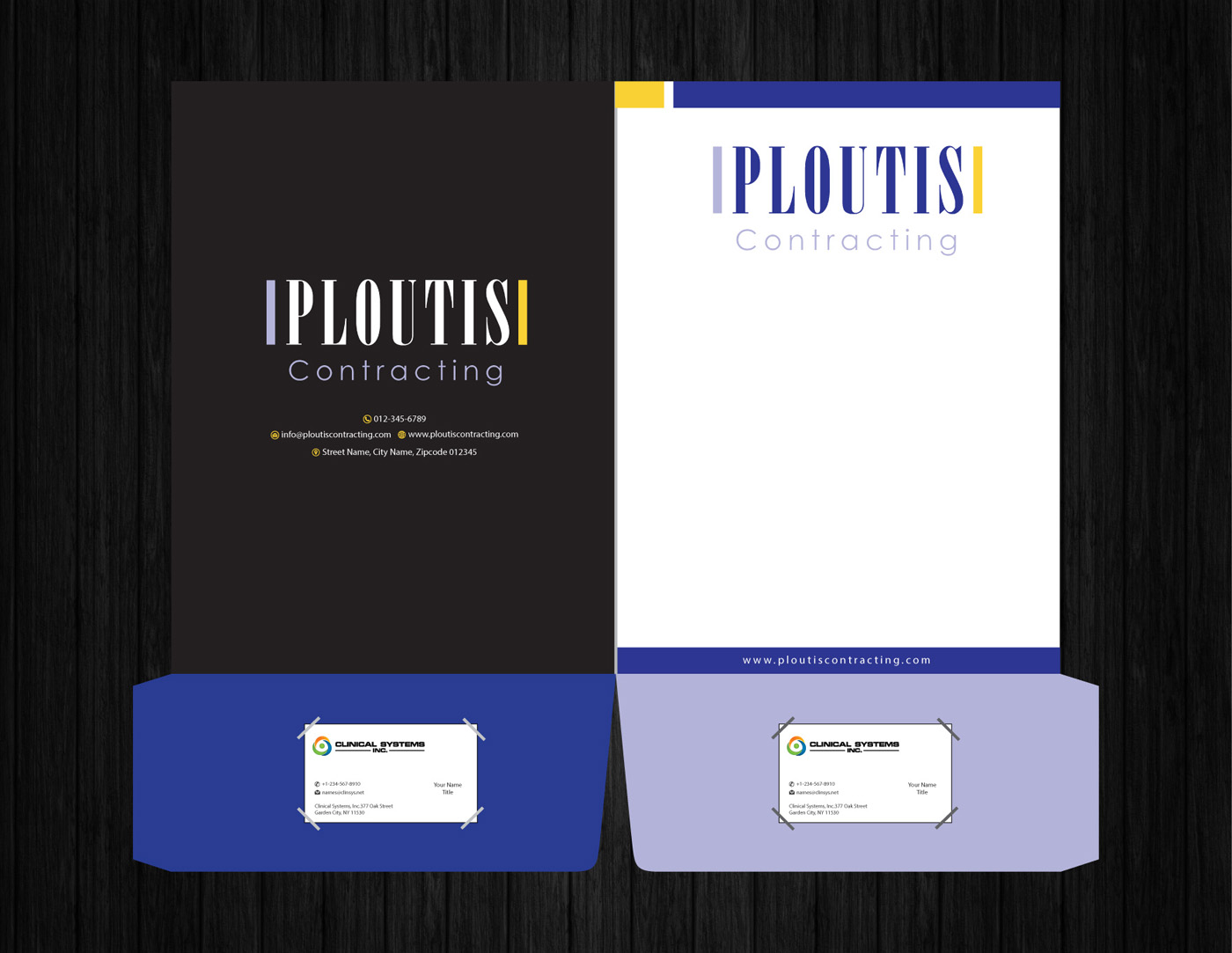 Stationery Design by Infinitive Technology for ploutis contracting | Design #19581619