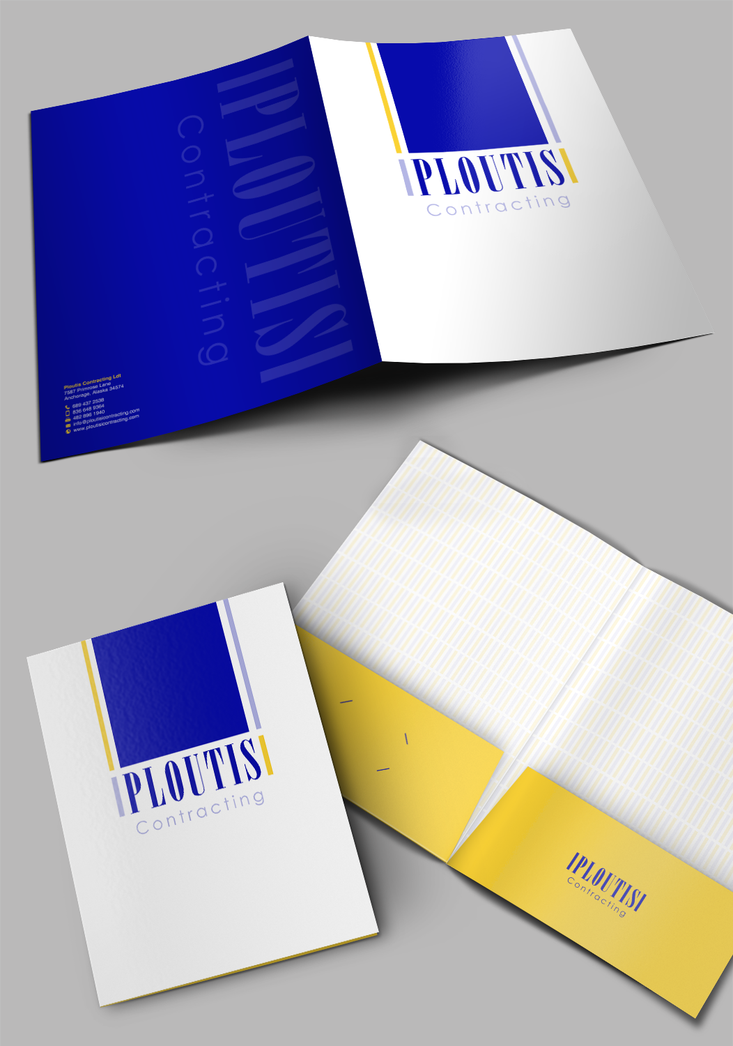Stationery Design by chandrayaan.creative for ploutis contracting | Design #19514124