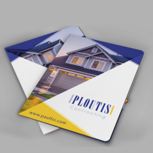 Ploutis Contracting Folder | Design de Papeterie par Creative Jiniya