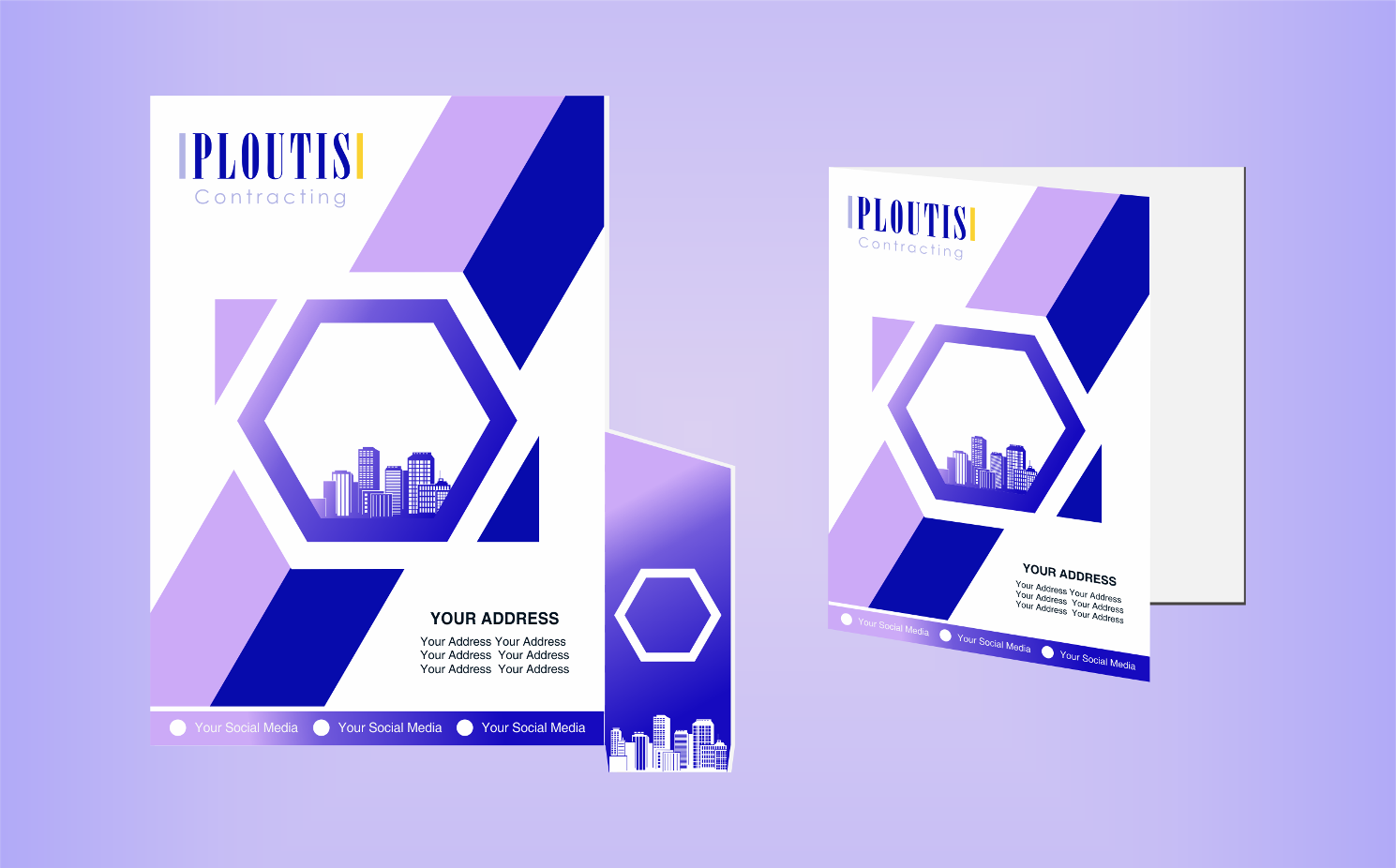 Stationery Design by Adeikhan for ploutis contracting | Design #19573150