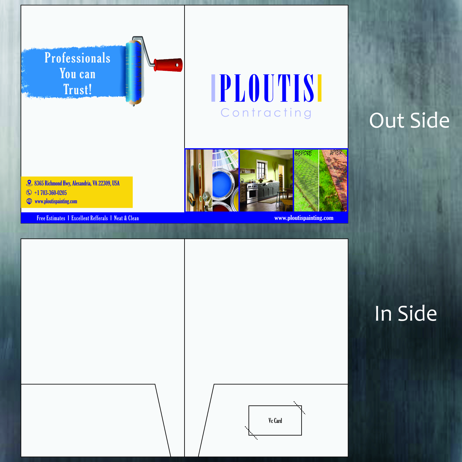 Stationery Design by Pritika123 for ploutis contracting | Design #19585195